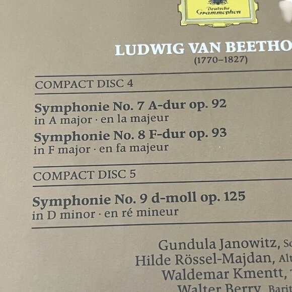 Beethoven Complete 9 Symphonies 5xCD Box Set Karajan Berlin 1963 Classical Music - Picture 15 of 16